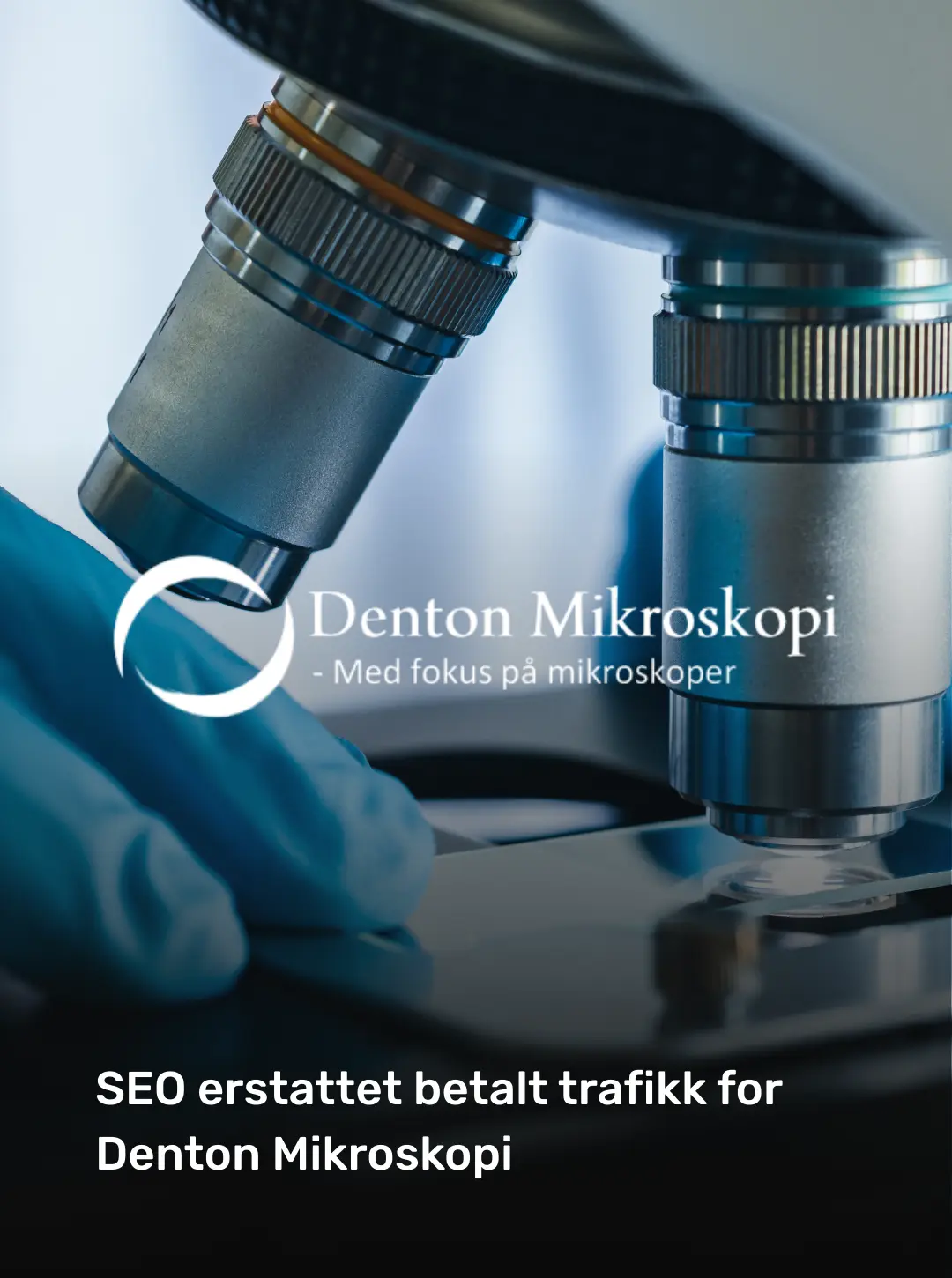 Denton Mikroskopi: original client material about how SEO replaced paid traffic.